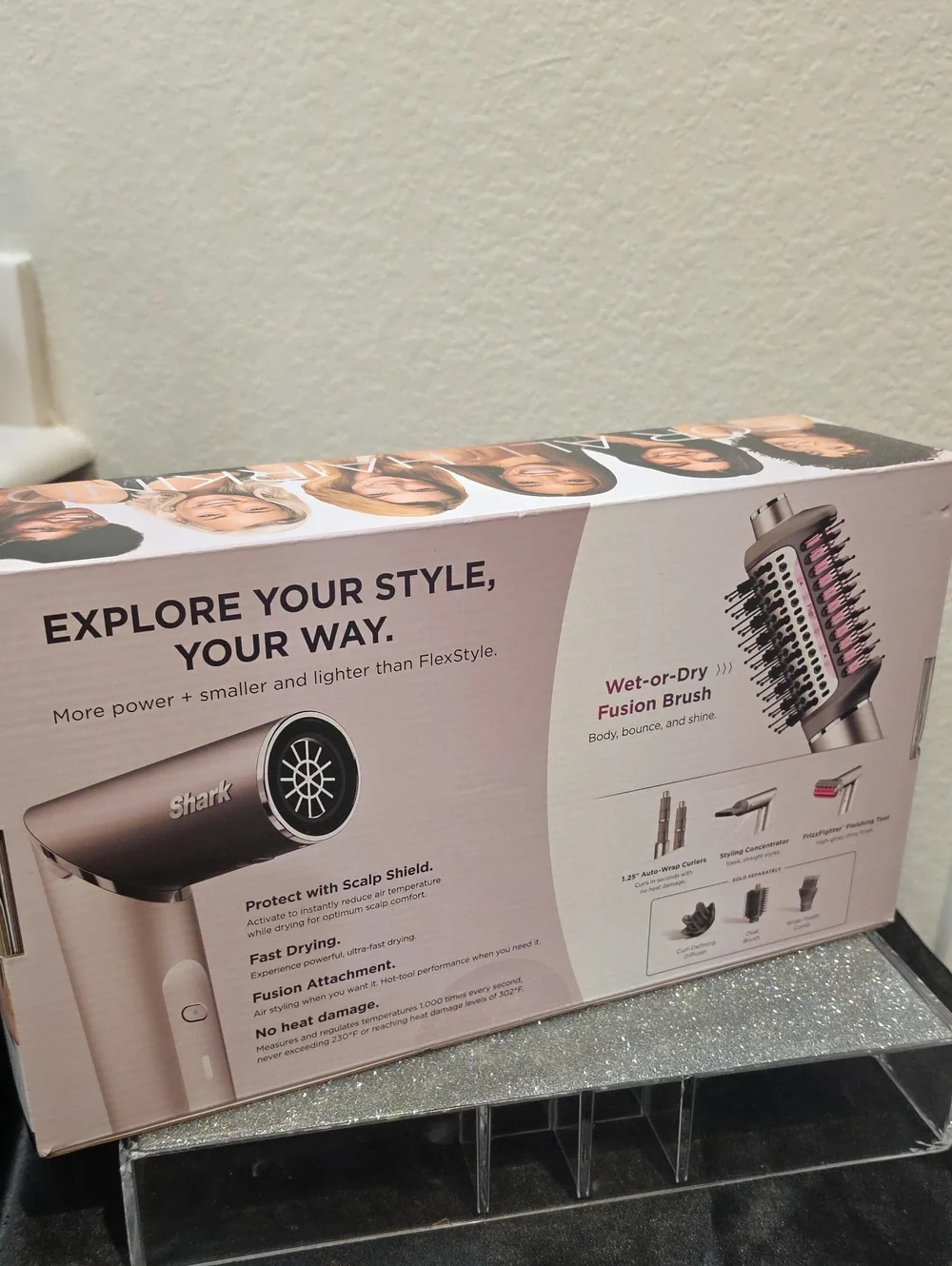 Shark Flex Fusion Air + Ceramic Styling & Drying System For Wet Or Dry Hair